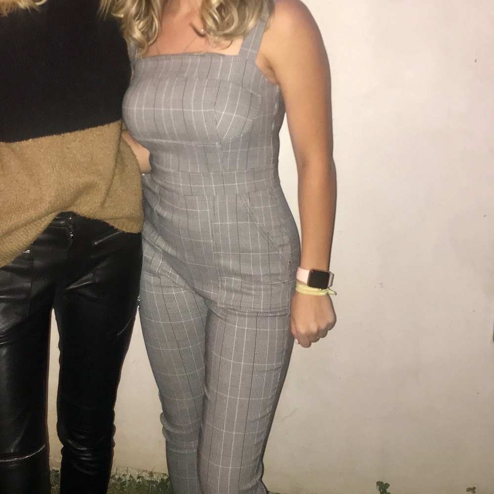 Grey jumpsuit